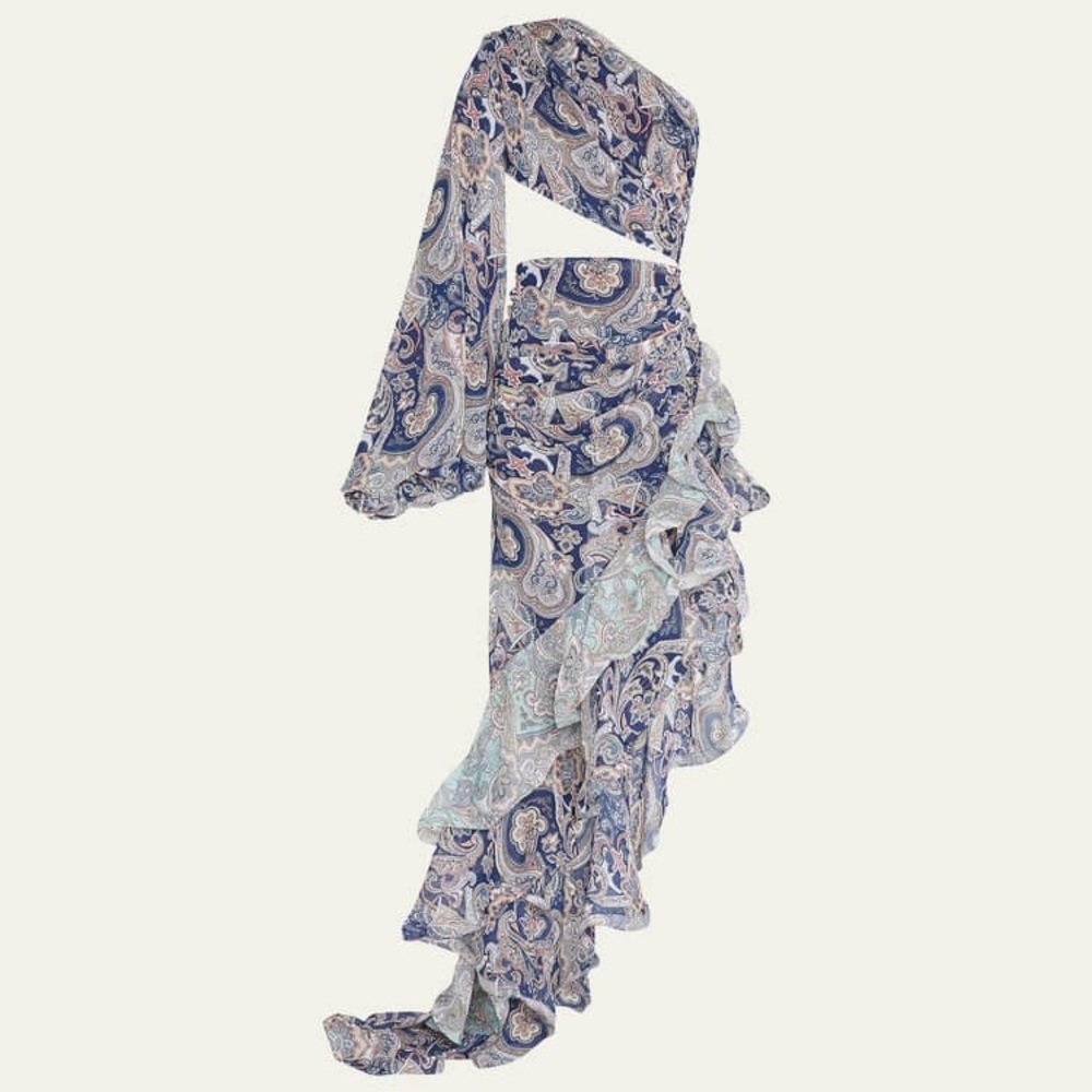 Bronx & Banco- Sara Blue Cutout Dress- S